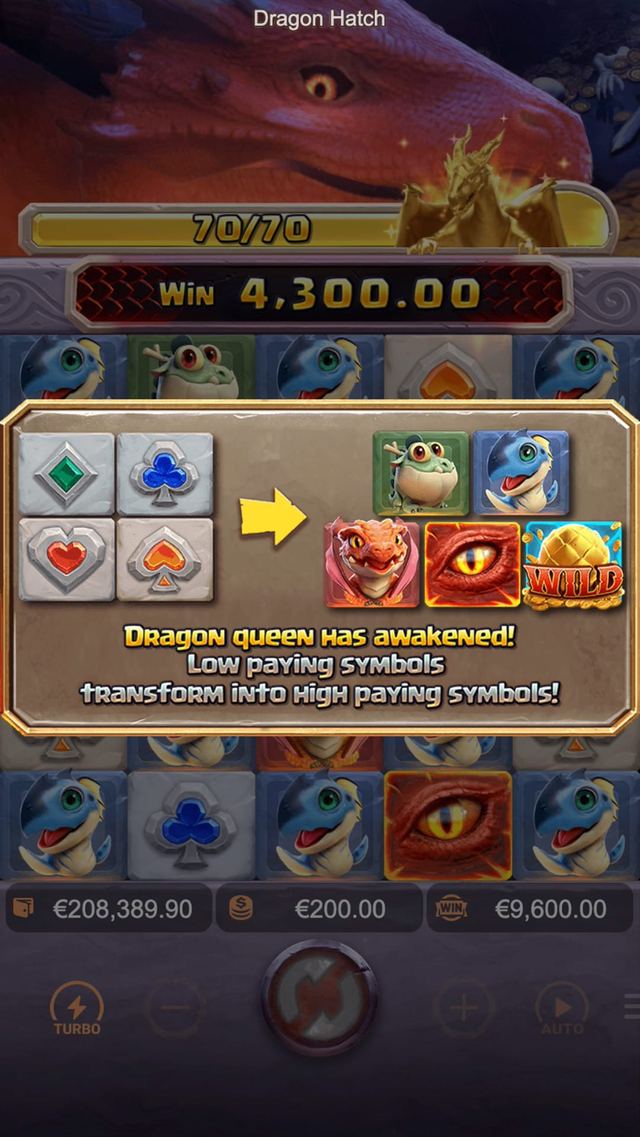Dragon Hatch Dragon Queen Feature - PG Soft slot